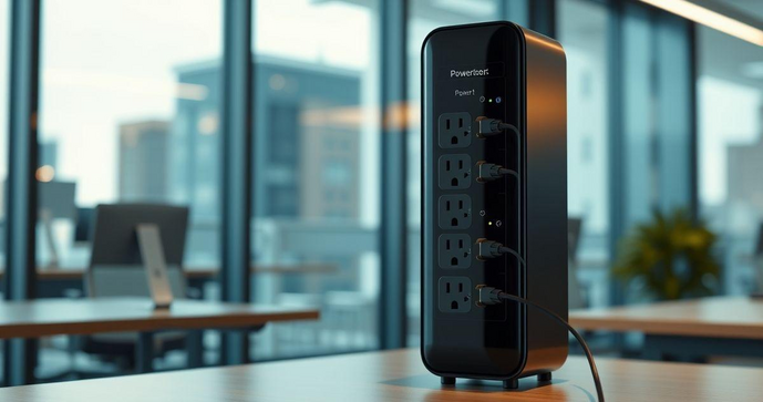 Totem com tomadas: a solução ideal para espaços modernos