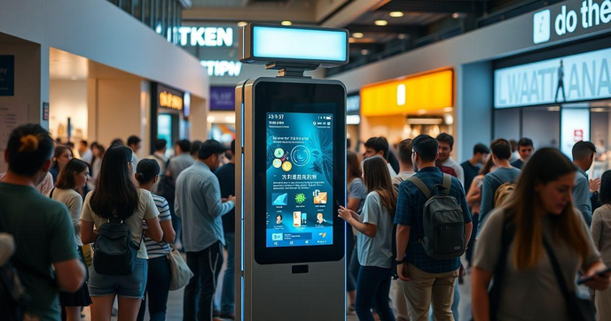 Totem Interativo transforma a experiência do usuário em ambientes públicos e comerciais
