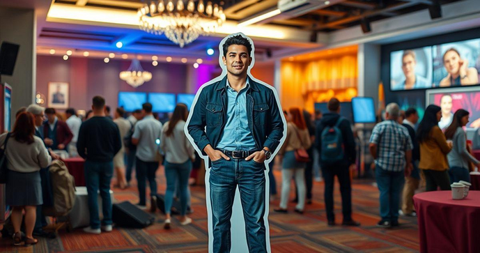 Como Escolher o Totem Fotogr&aacute;fico de Pessoa em Tamanho Real Perfeito