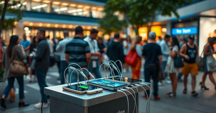 Descubra o Pre&ccedil;o do Totem Carregador de Celular e Suas Vantagens