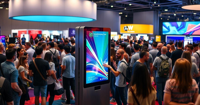 Totem digital transforma a experiência do cliente em eventos e estabelecimentos comerciais