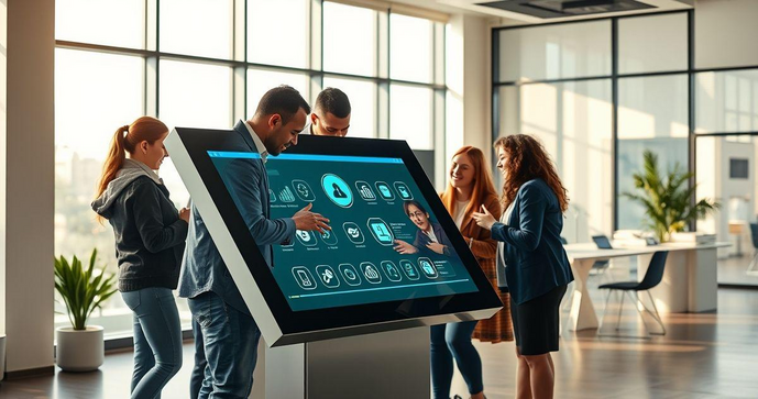 Totem Interativo Pre&ccedil;o Acess&iacute;vel para Diversos Setores