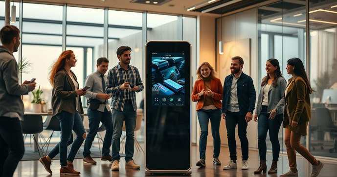 Totem pessoa &eacute; a solu&ccedil;&atilde;o ideal para modernizar o atendimento e otimizar a experi&ecirc;ncia do cliente