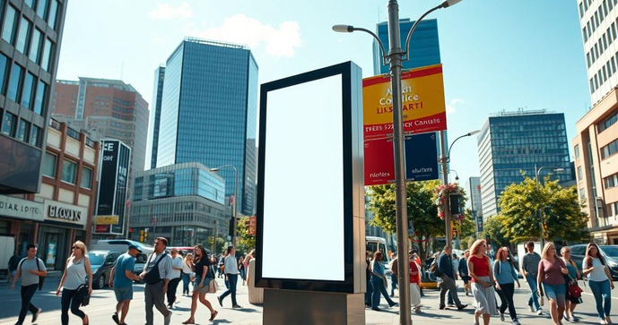 Totem publicit&aacute;rio externo &eacute; a solu&ccedil;&atilde;o ideal para aumentar a visibilidade da sua marca