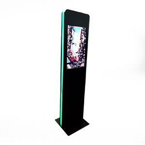 totem para álcool gel com pedal personalizado